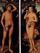 Lucas Cranach the Younger Adam and Eve